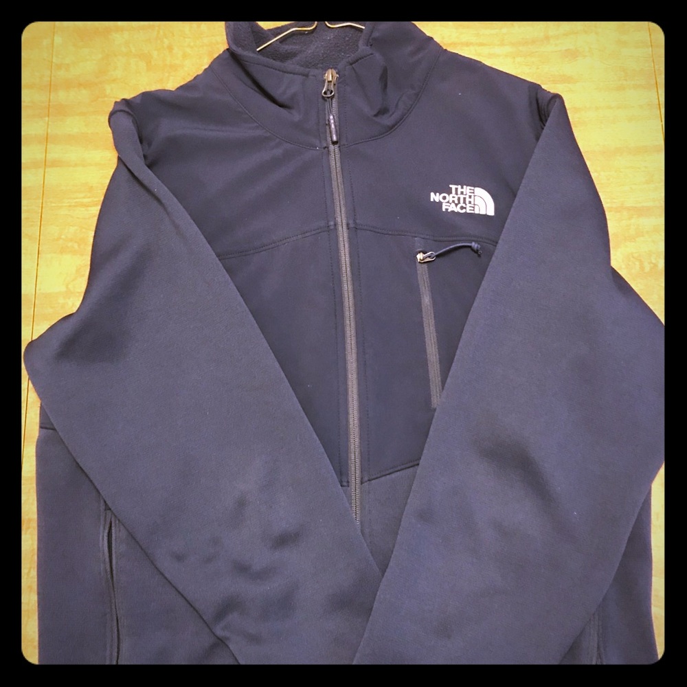 Navy blue north face full zip jacket medium